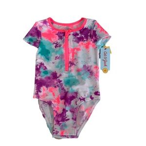 NWT Cat & Jack bathing suit 4T